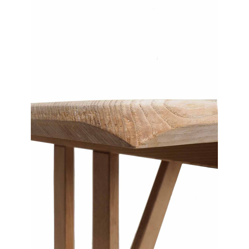 Table Shaker vintage en bois de frêne
