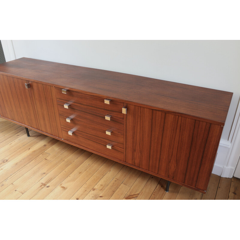 Vintage modernist rosewood sideboard by Alain Richard, 1960