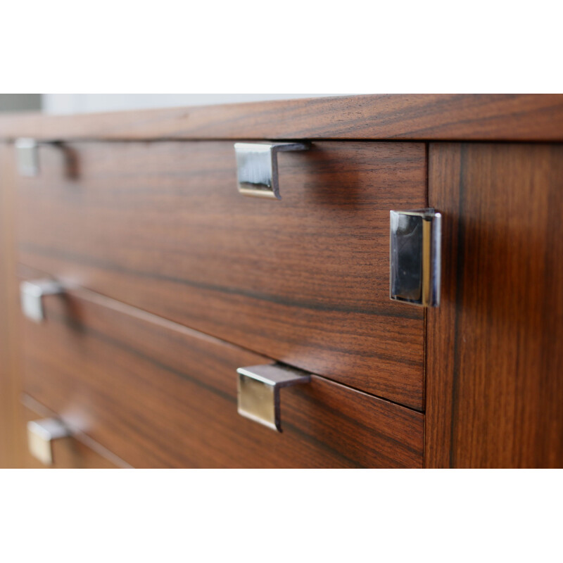 Vintage modernist rosewood sideboard by Alain Richard, 1960