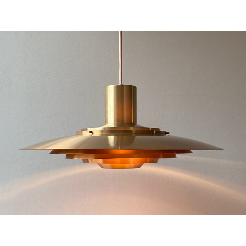 Vintage pendant lamp by Preben Fabricius & Jørgen Kastholm for Nordisk Solar, Denmark 1964