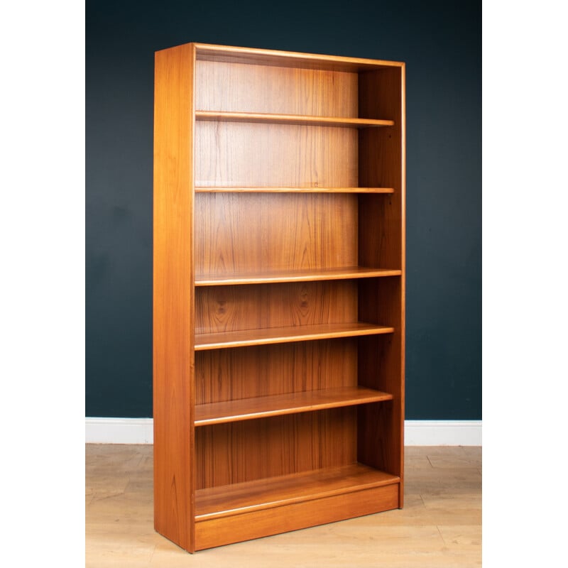 Vintage teak bookcase, England 1960