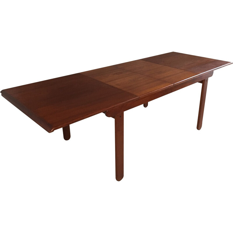 Extendable dining table in teak - 1970s