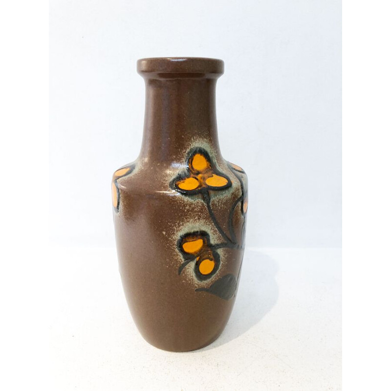 Vase vintage allemand en céramique, 1970