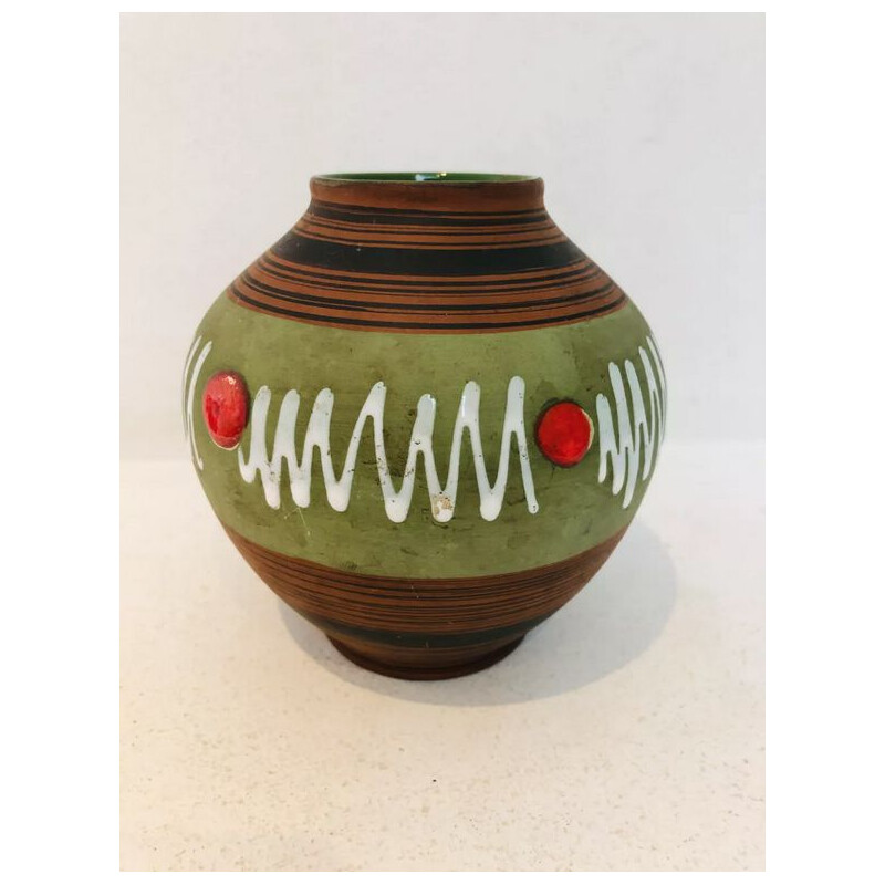 Vintage-Vase aus Keramik von West Germany, Deutschland 1970