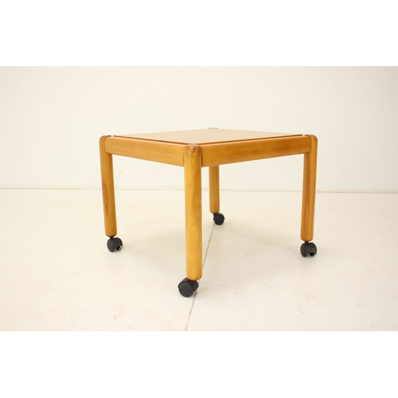 Vintage mobile conference table for Ton, Czechoslovakia 1970s