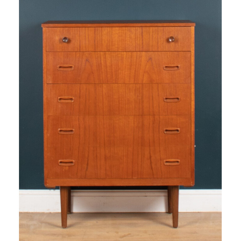 Vintage teak chest of drawers by Nathan, 1960s