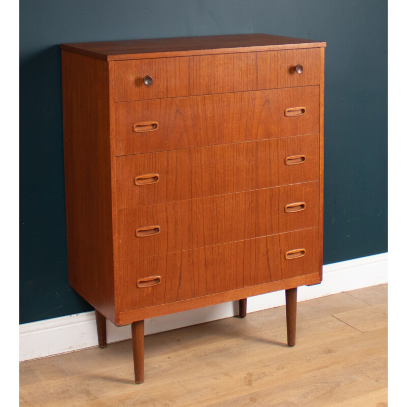 Vintage teak chest of drawers by Nathan, 1960s