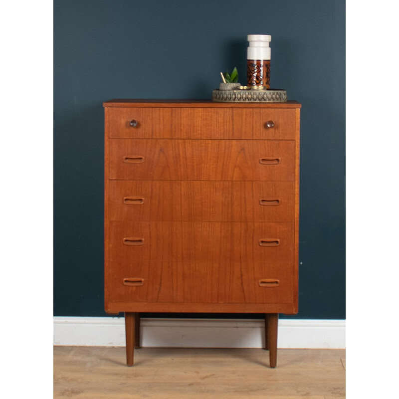 Vintage teak chest of drawers by Nathan, 1960s