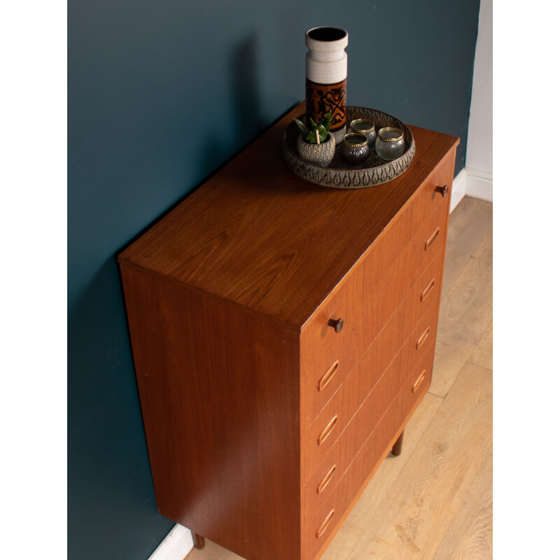 Vintage teak chest of drawers by Nathan, 1960s