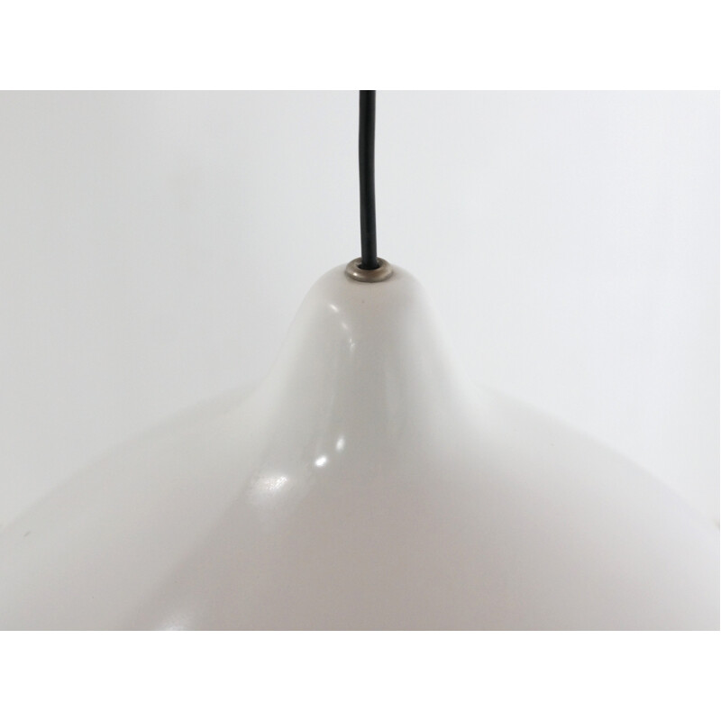 Scandinavian vintage metal suspension lamp by Lisa Johansson-Pape for Stockmann-Orno, 1950