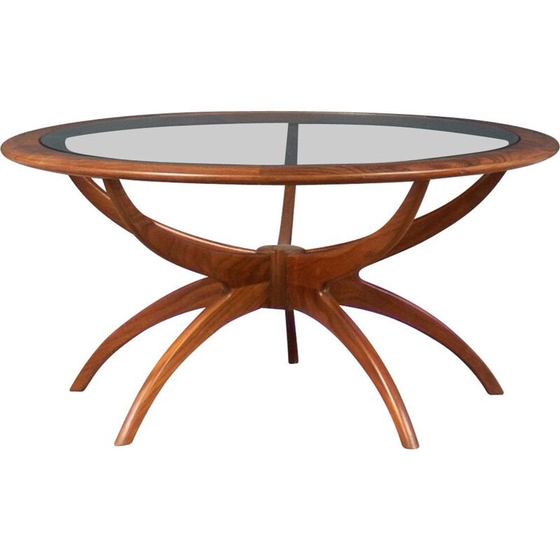 Vintage teak and glass coffee table by G Plan, England 1960