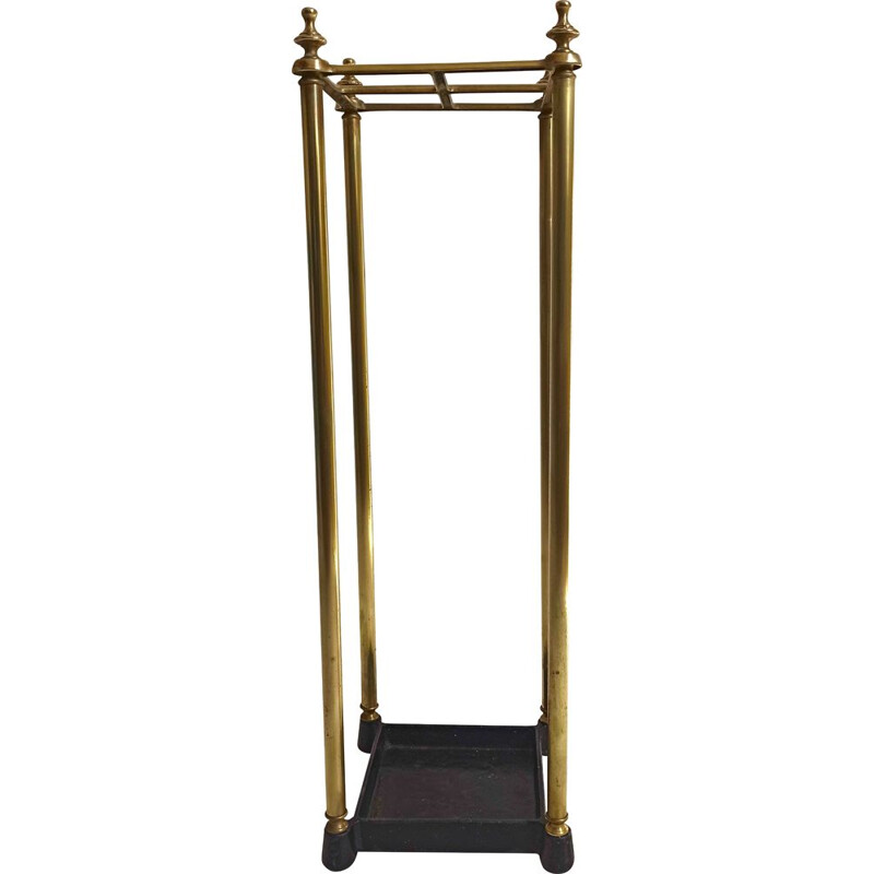 Vintage Eichholt umbrella stand in brass