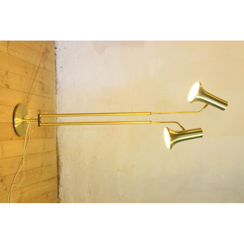 Vintage adjustable floor lamp, Denmark 1970