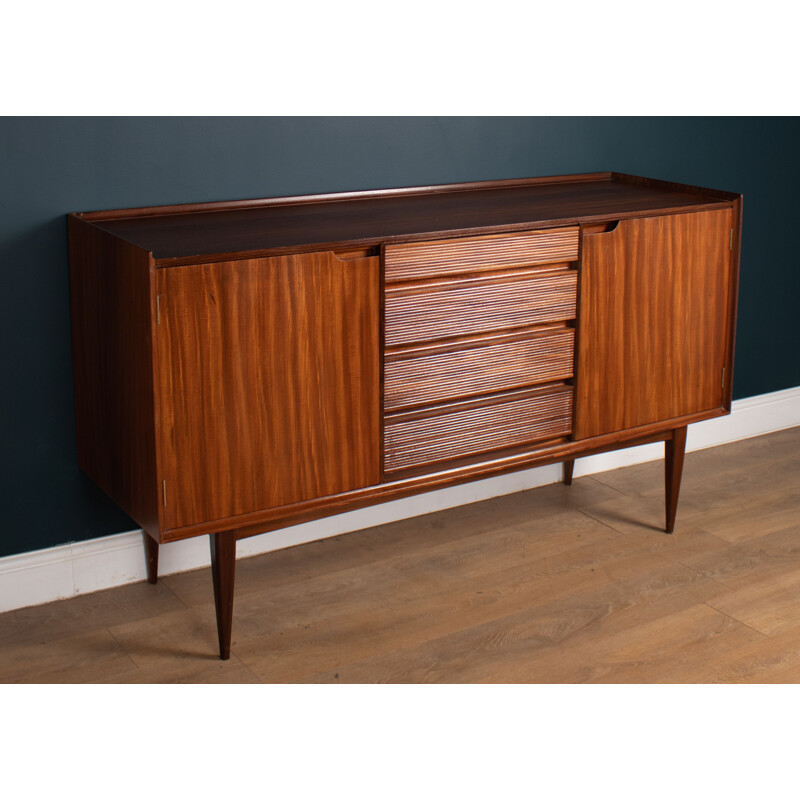 Vintage solid afromosia sideboard by Richard Hornby for Fyne Ladye Furniture