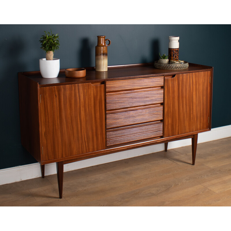 Vintage solid afromosia sideboard by Richard Hornby for Fyne Ladye Furniture