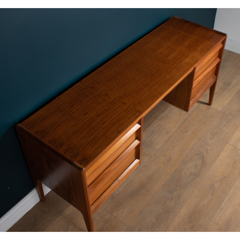 Vintage walnut & rosewood desk by John Herbert for Younger