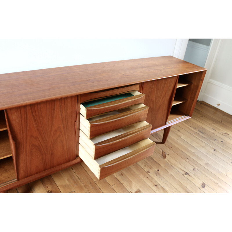 Scandinavian vintage teak sideboard by Arne Vodder, 1960