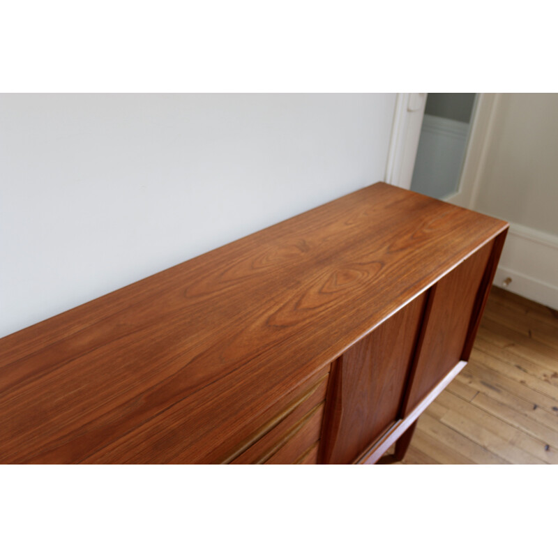 Scandinavian vintage teak sideboard by Arne Vodder, 1960