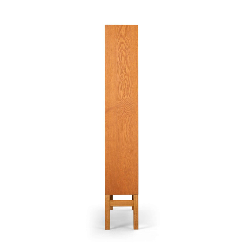 Danish vintage oakwood bookcase by Borge Mogensen for C.M. Madsen, 1960s