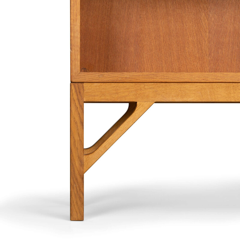 Danish vintage oakwood bookcase by Borge Mogensen for C.M. Madsen, 1960s