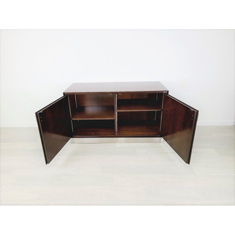 Vintage rosewood lowboard by Gianni Moscatelli for Formanova, 1970