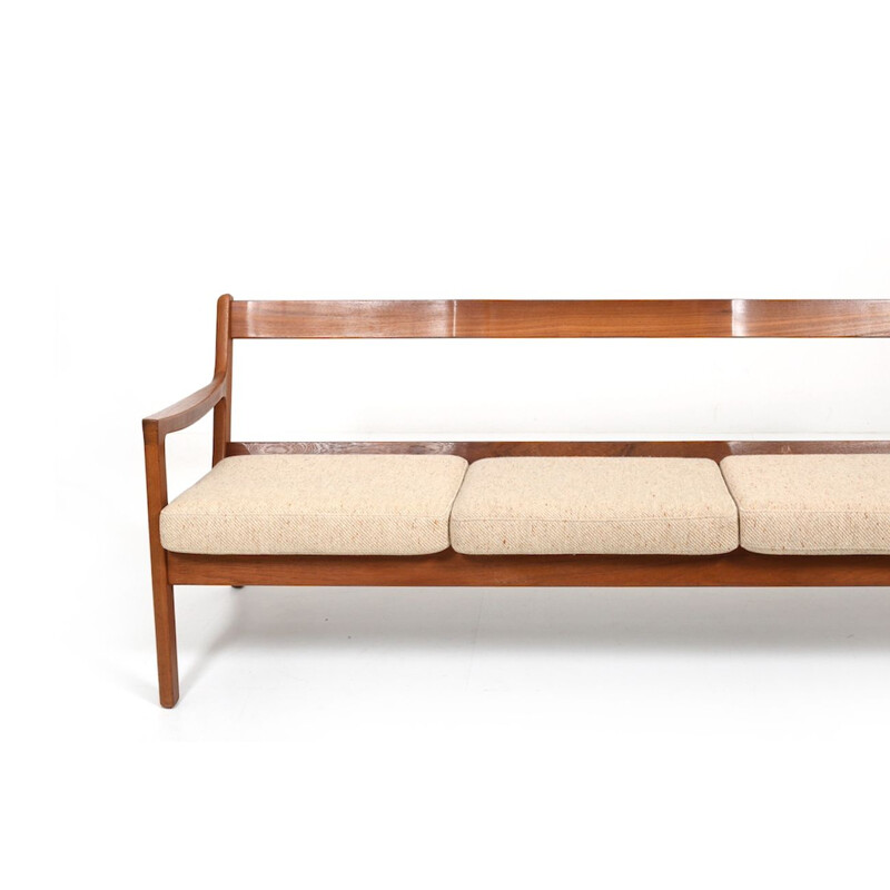 Vintage Senator 3-seater sofa in teak by Ole Wanscher for France & Son, 1960s