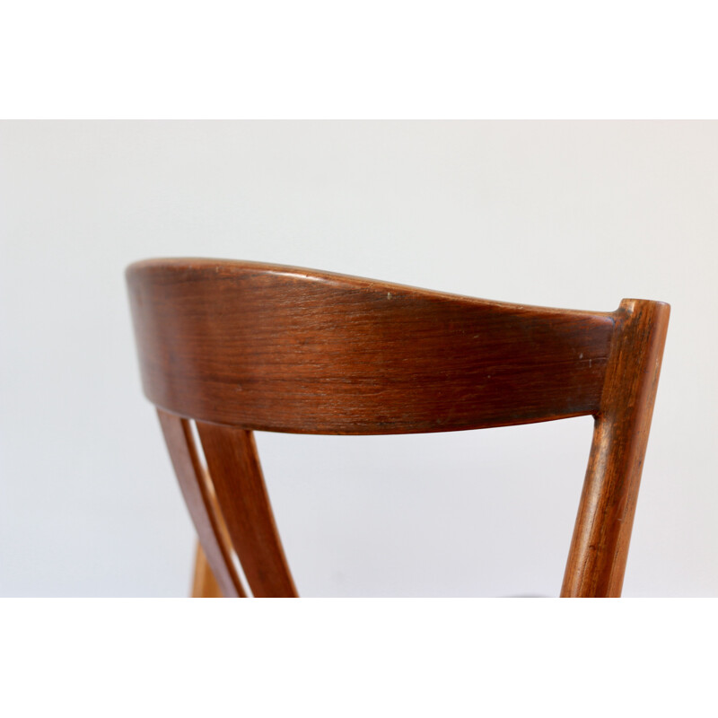 Set of 4 Scandinavian vintage teak chairs, 1960