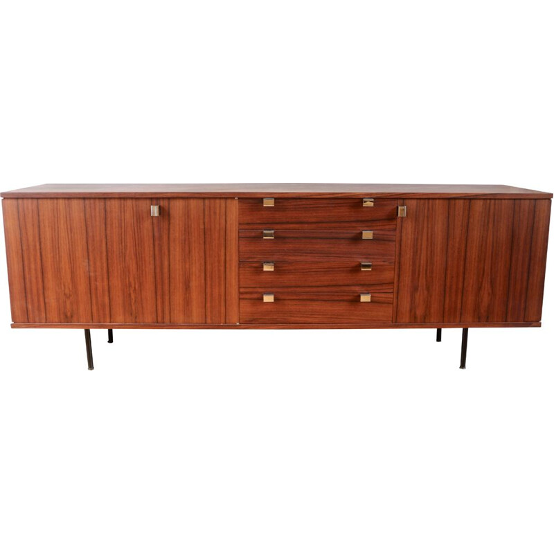 Vintage modernist rosewood sideboard by Alain Richard, 1960