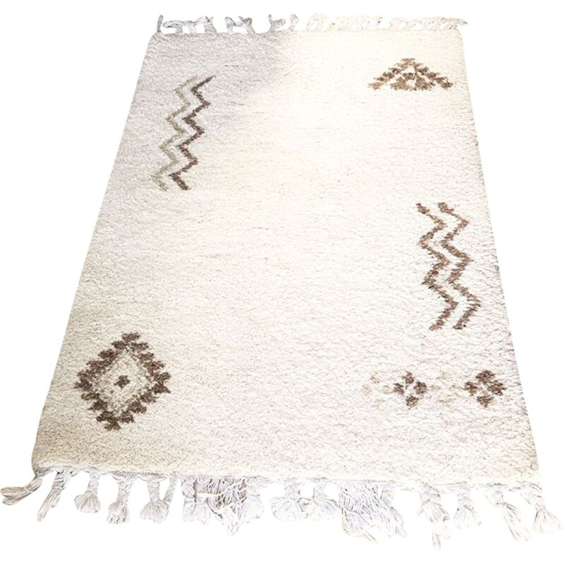 Tapis beni ouarain marocain vintage, 1970