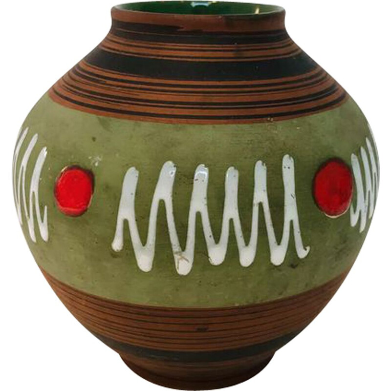 Vintage-Vase aus Keramik von West Germany, Deutschland 1970