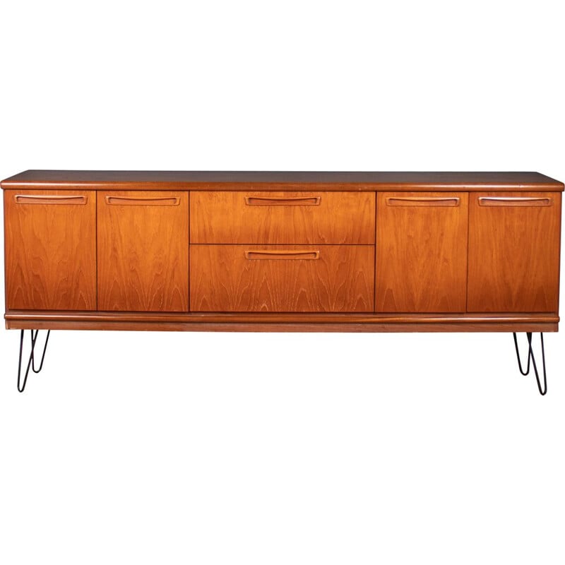 Vintage teak sideboard on hairpin legs by Meredew, 1960