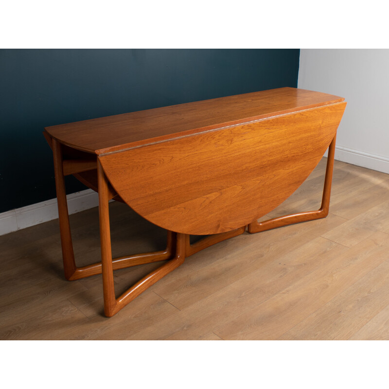 Drop Leaf vintage Danish teak table by Peter Hvidt and Orla Mølgaard Nielsen for France & Søn