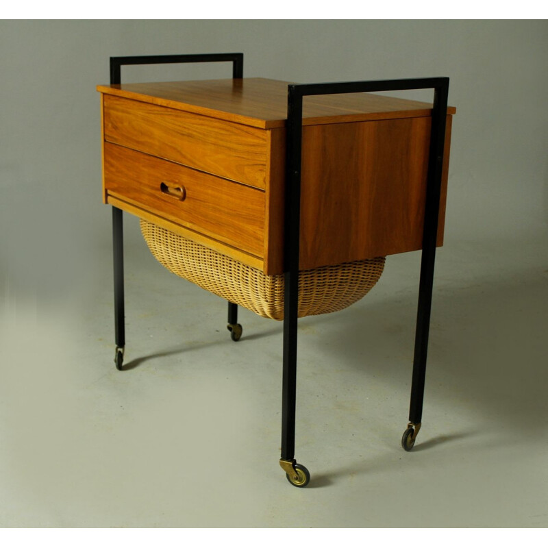 German vintage sewing table, 1960s