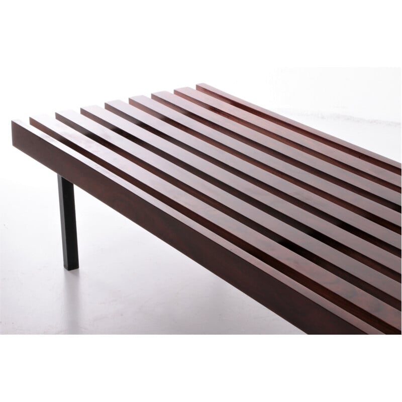 Vintage bench model Sapelli in mahogany by Wiener Werkstätten, 1960