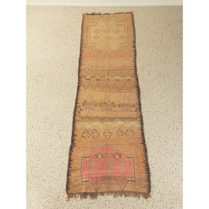 Tapete de lã Vintage Berber rehamna, Marrocos