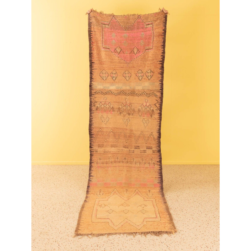 Vintage Berber carpet rehamna wool, Morocco