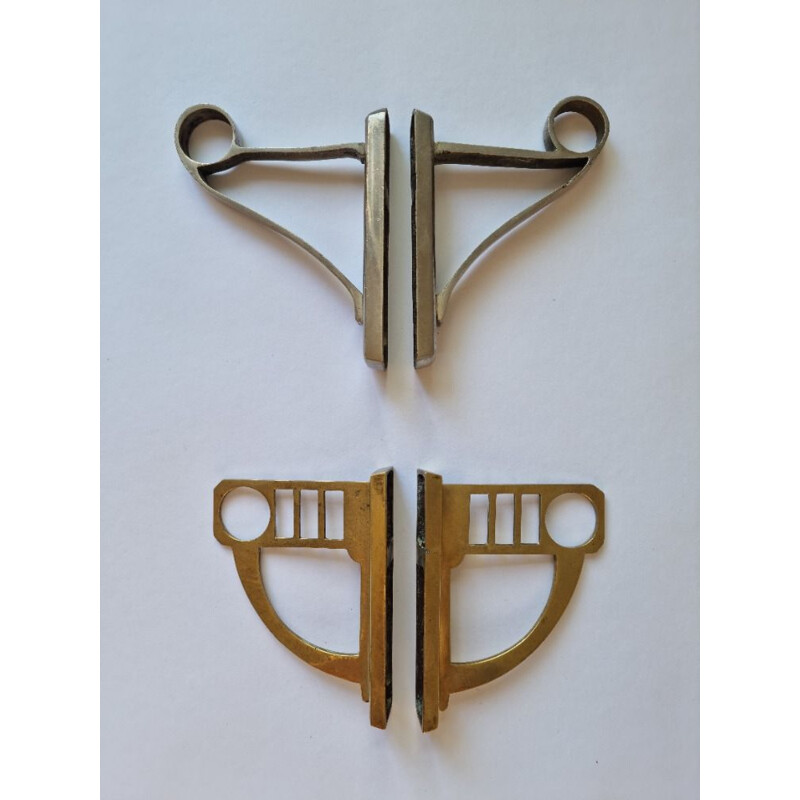 Set of 4 vintage holders pelmets, Germany 1930s