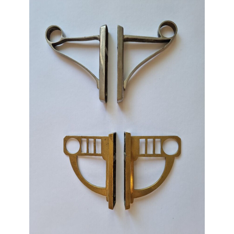 Set of 4 vintage holders pelmets, Germany 1930s