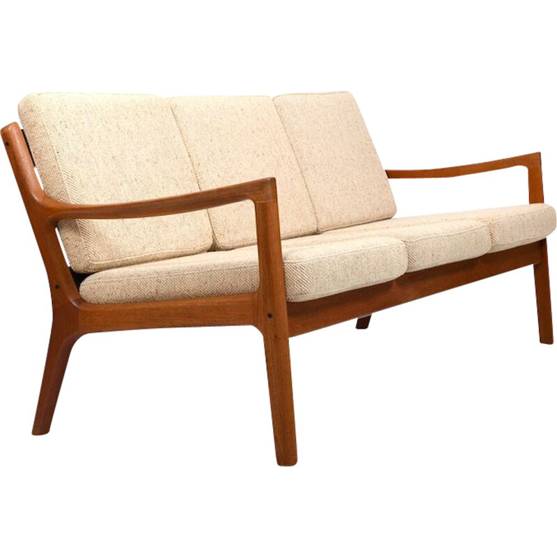 Vintage Senator 3-seater sofa in teak by Ole Wanscher for France & Son, 1960s