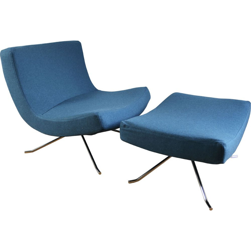 Vintage woolen armchair "Pop" by Christian Werner for Ligne Roset