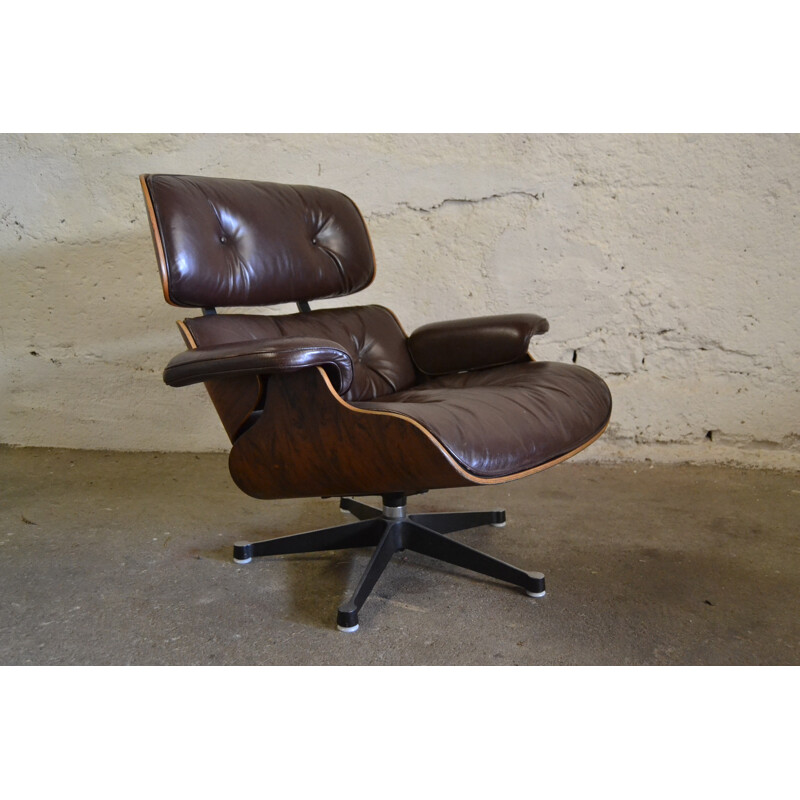 Brown "Lounge Chair", Charles and Ray EAMES - 1960s