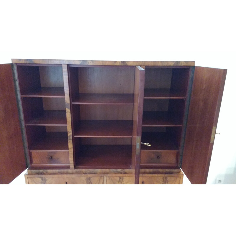 Large Danish cabinet in walnut - 1930s