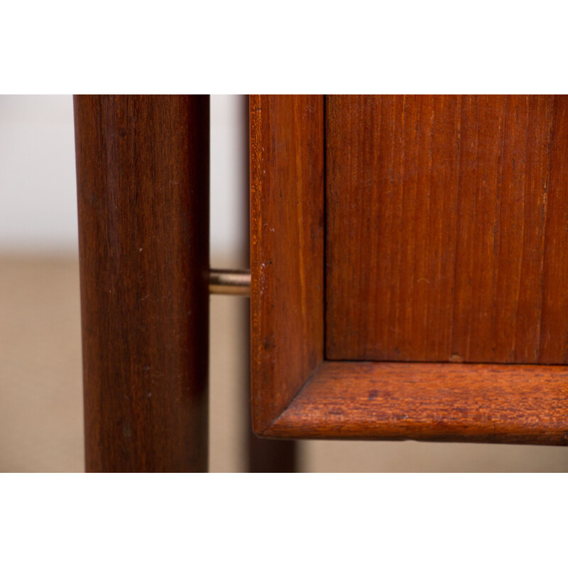 Vintage Danish double-sided teak desk by Arne Vodder, 1960