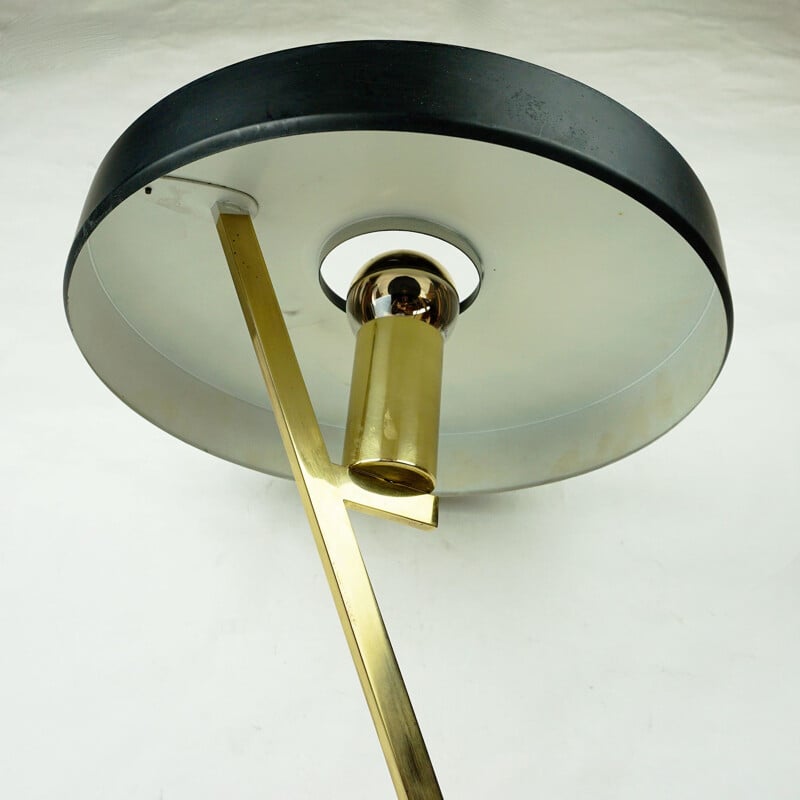 Lampe de table Z vintage en laiton par Louis Kalff pour Philips