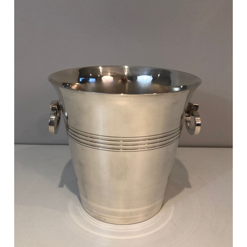 Vintage silver plated champagne bucket, 1930