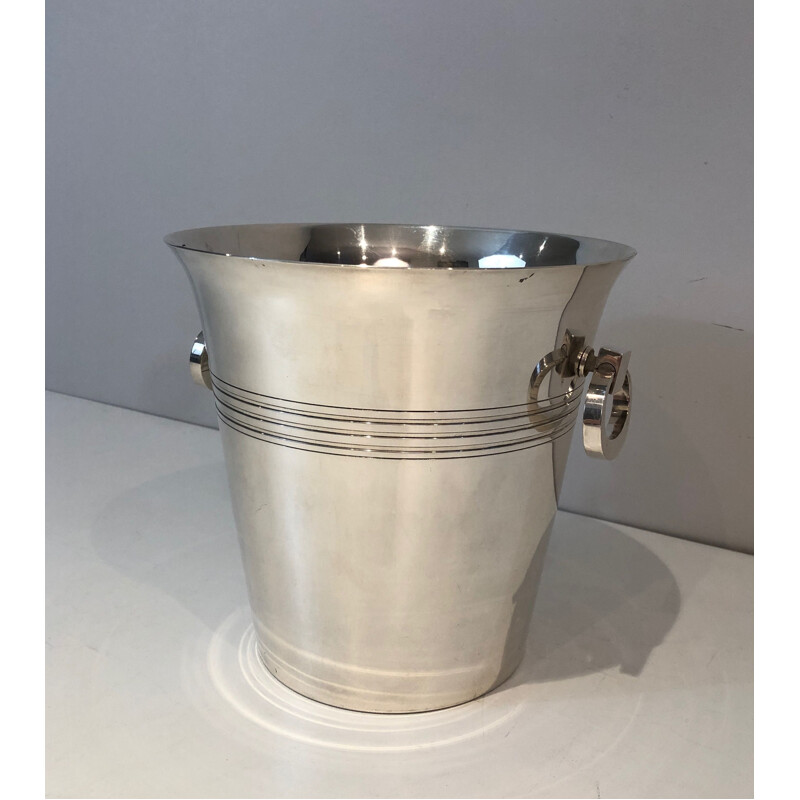 Vintage silver plated champagne bucket, 1930