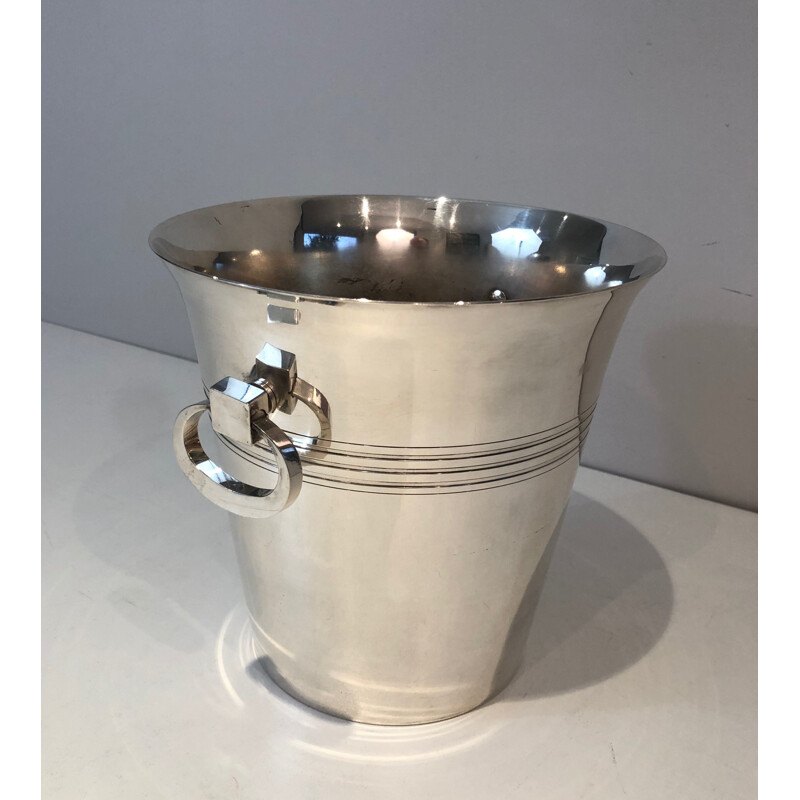 Vintage silver plated champagne bucket, 1930