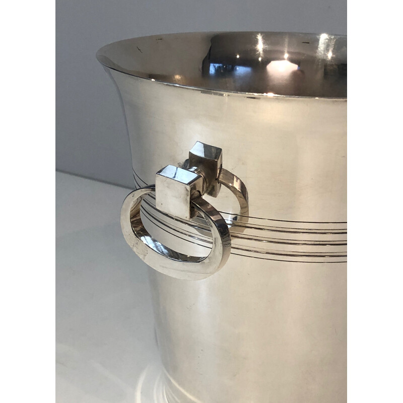 Vintage silver plated champagne bucket, 1930