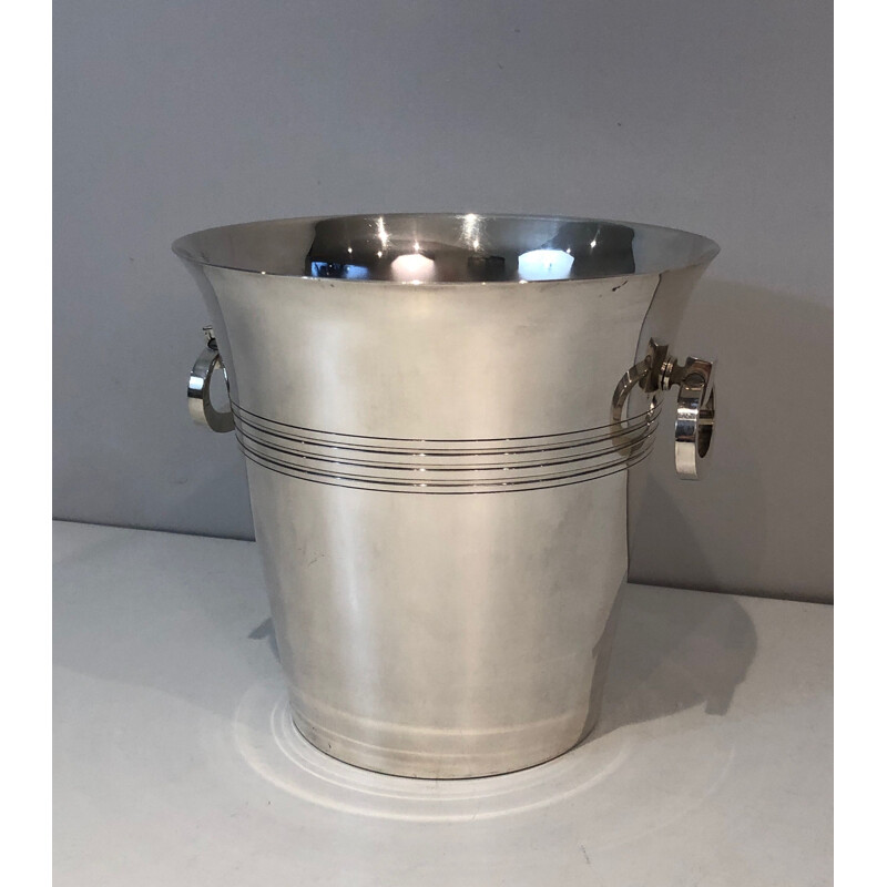 Vintage silver plated champagne bucket, 1930