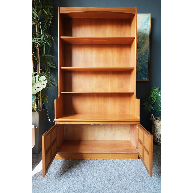 Mid century wood bookcase by Nathan